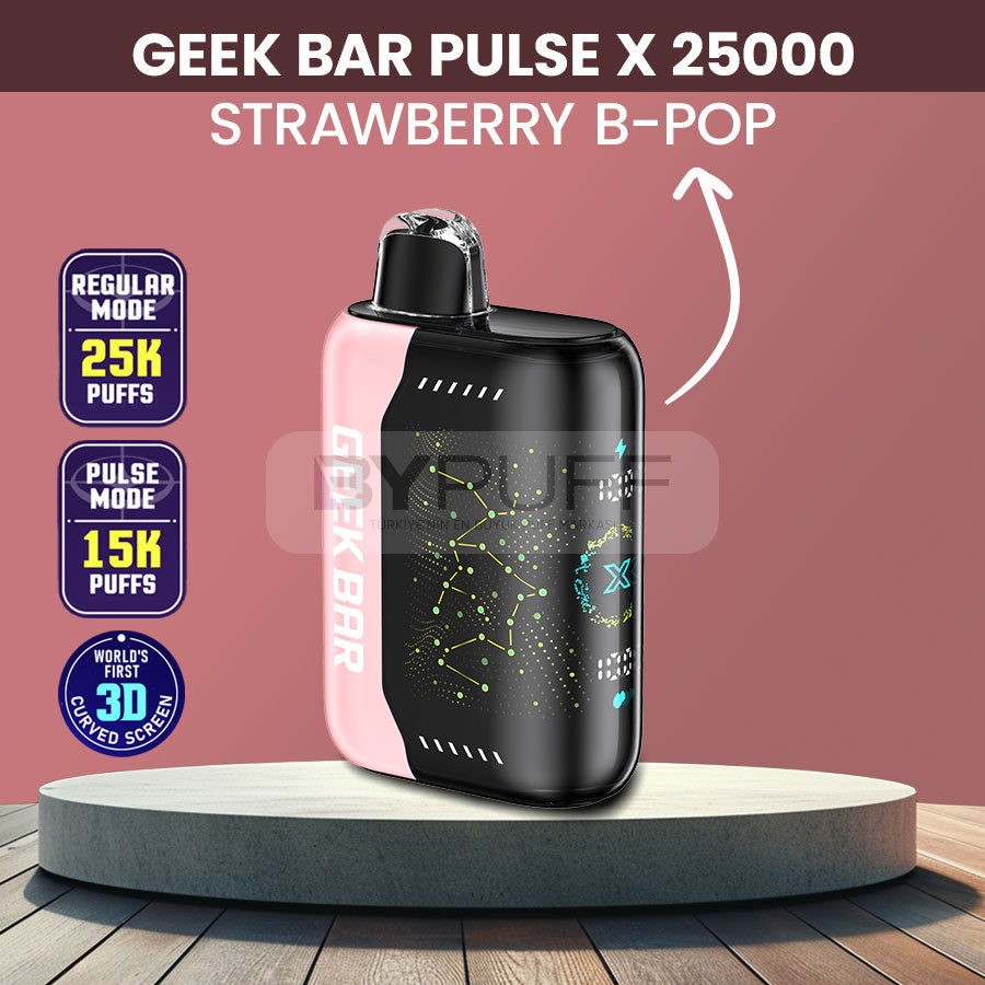Geek Bar Pulse X 25000 Strawberry B-Pop