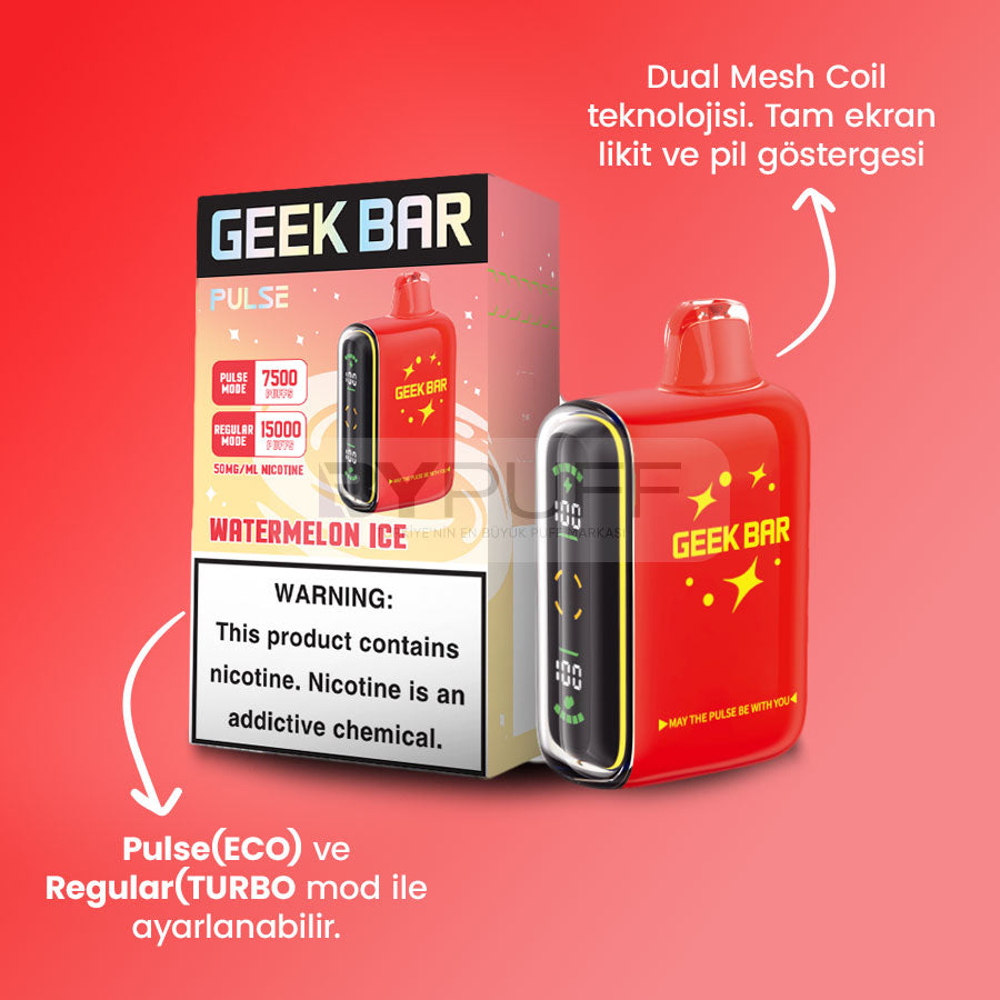 Geek Bar Pulse 15000 Watermelon Ice